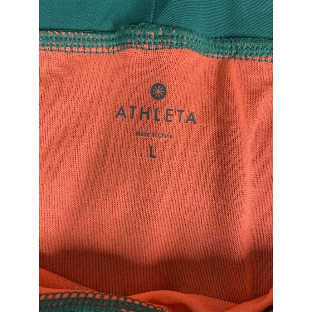 Athleta Surge Swim Shorts Large Green Athletic Quick Dry Drawstring Lined - Picture 6 of 9
